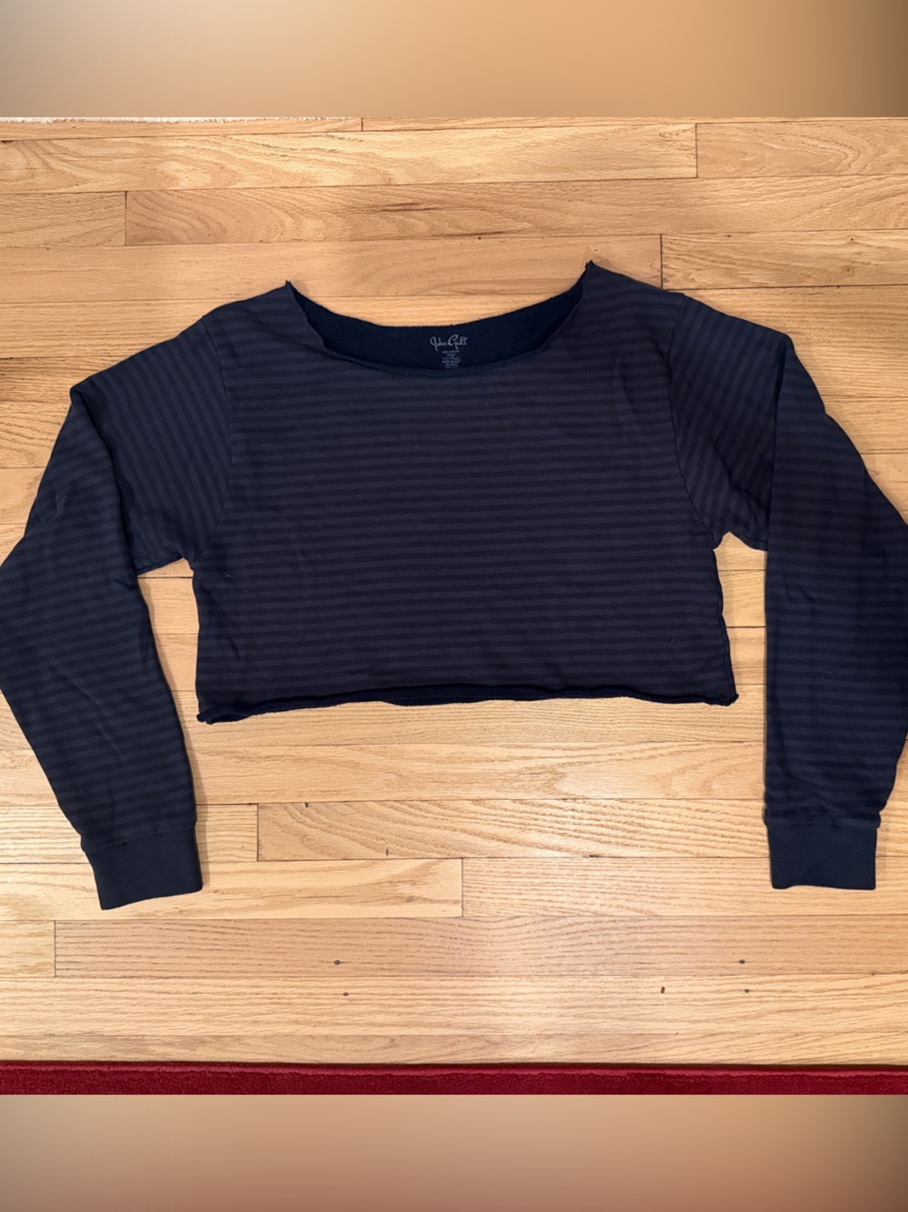 Brandy Melville Navy Striped Long Sleeve